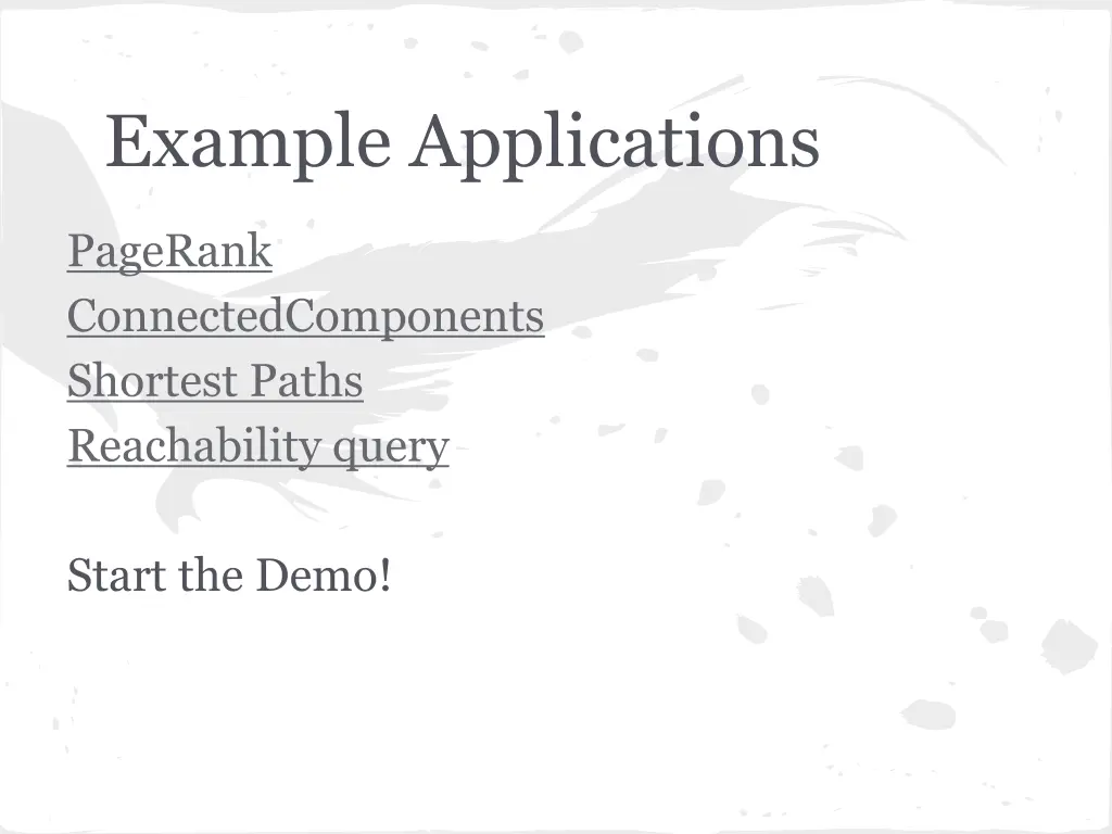 example applications