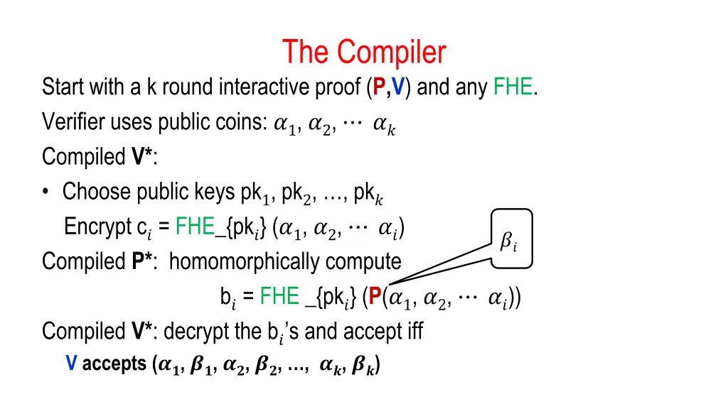 the compiler