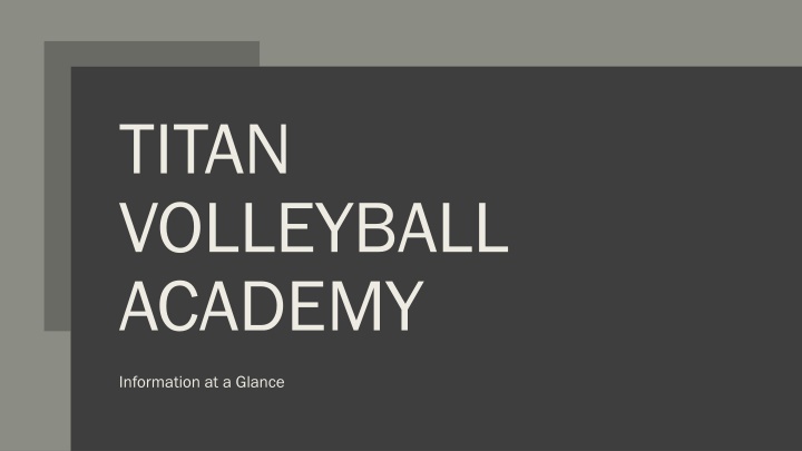 titan volleyball academy