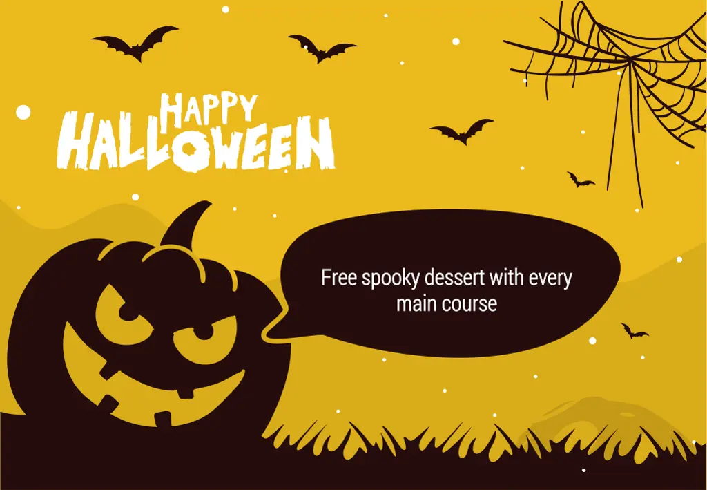 free spooky dessert with every free spooky