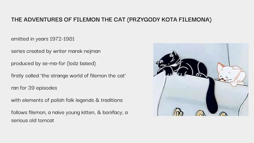 the adventures of filemon the cat przygody kota