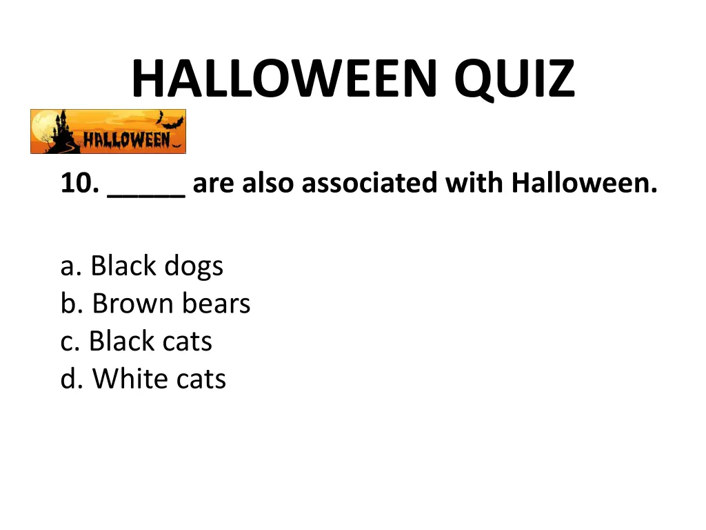 halloween quiz 10