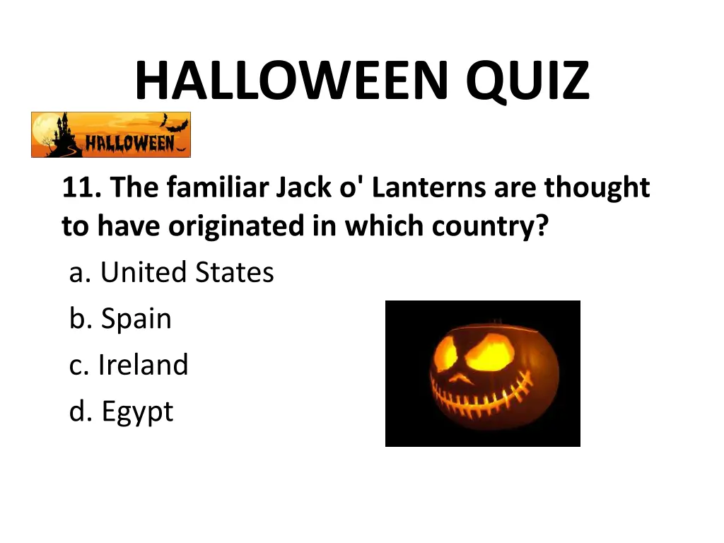 halloween quiz 11