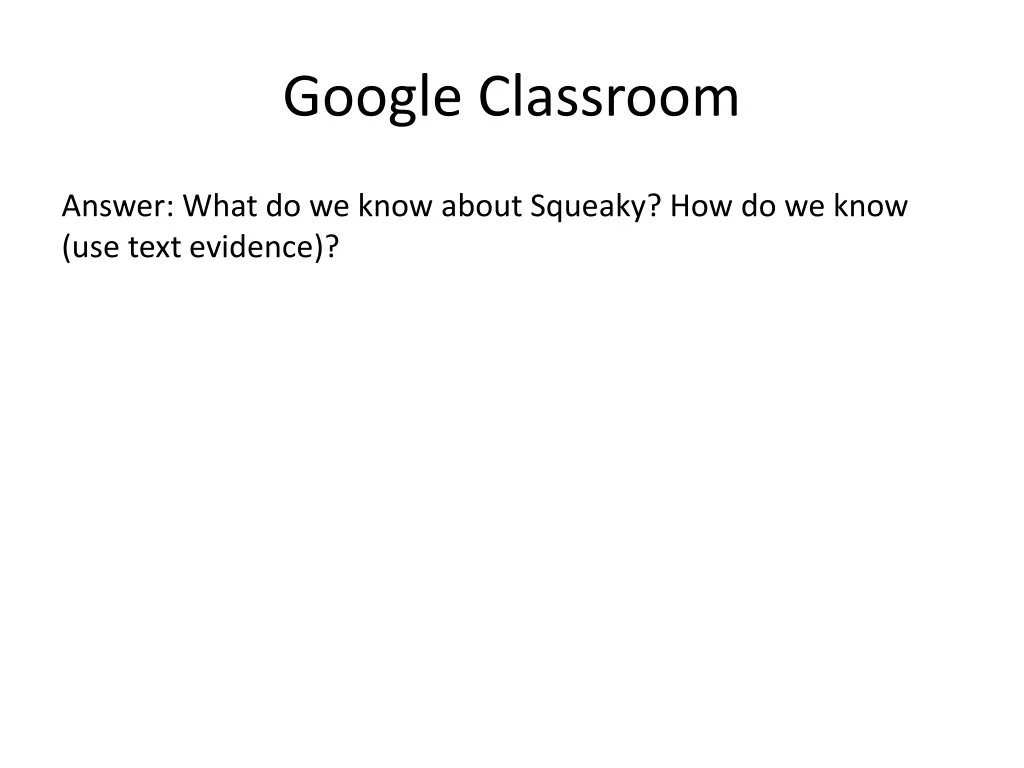 google classroom