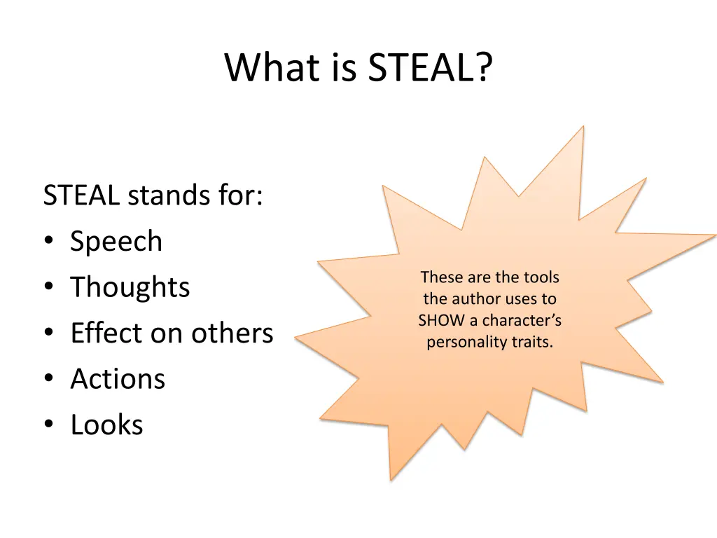 what is steal 1