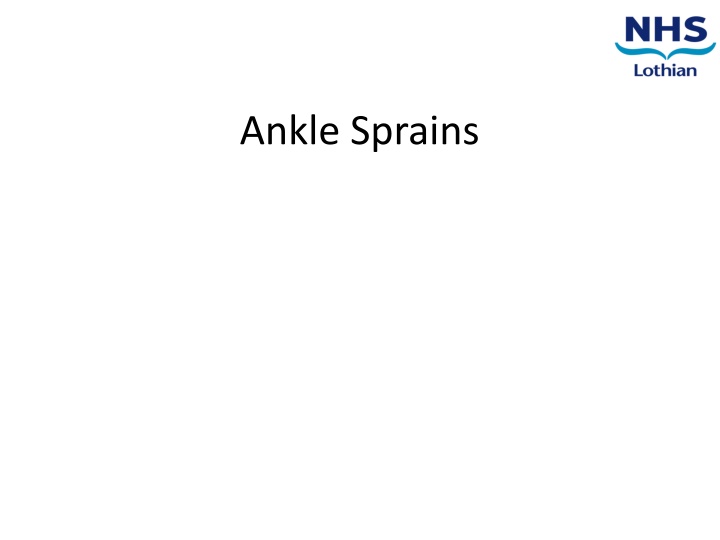 ankle sprains