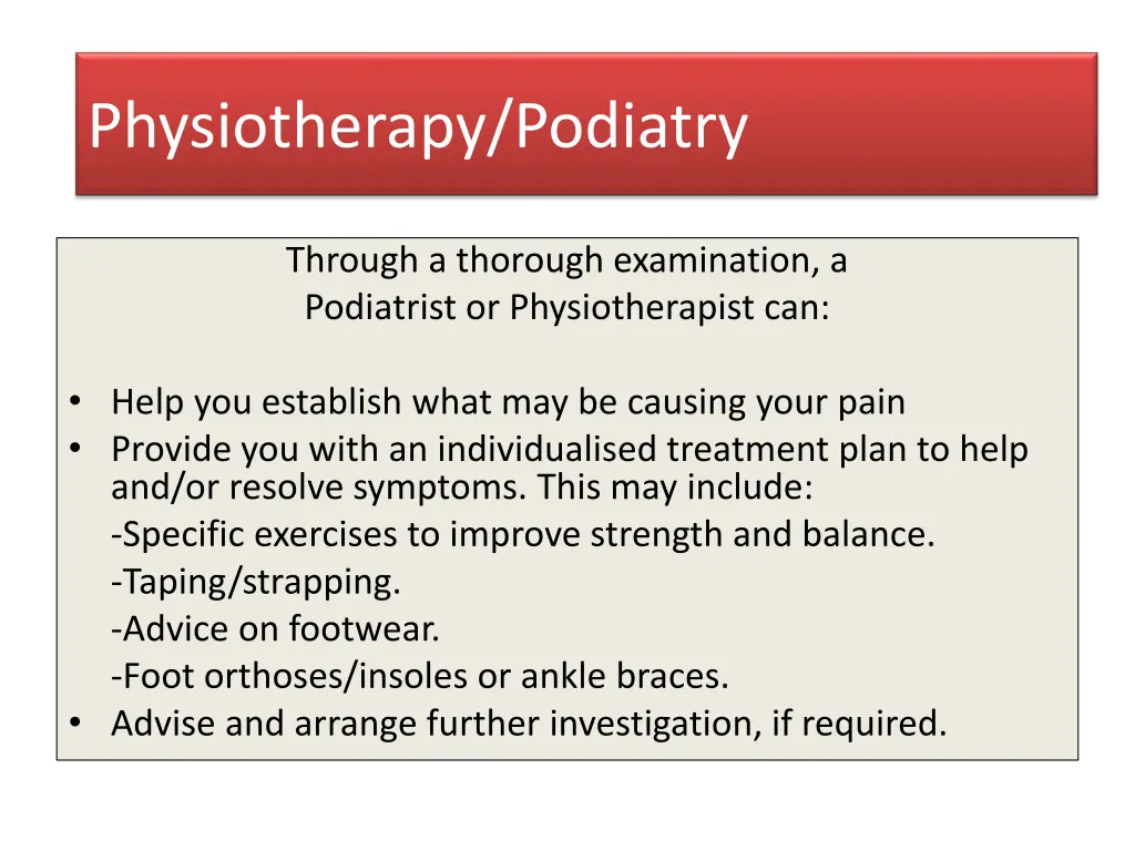 physiotherapy