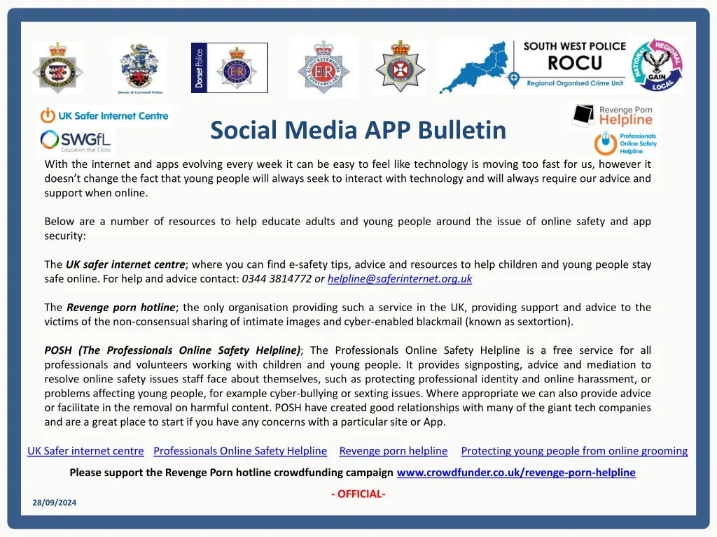 social media app bulletin 3