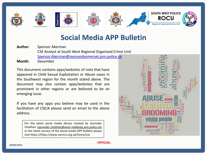 social media app bulletin