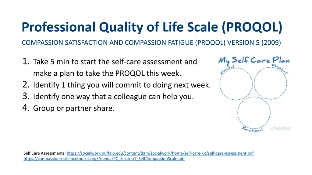 professional quality of life scale proqol