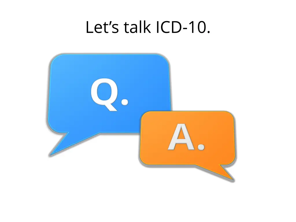 let s talk icd 10