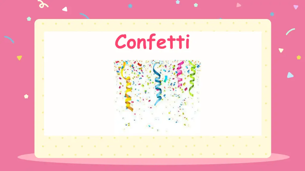 confetti