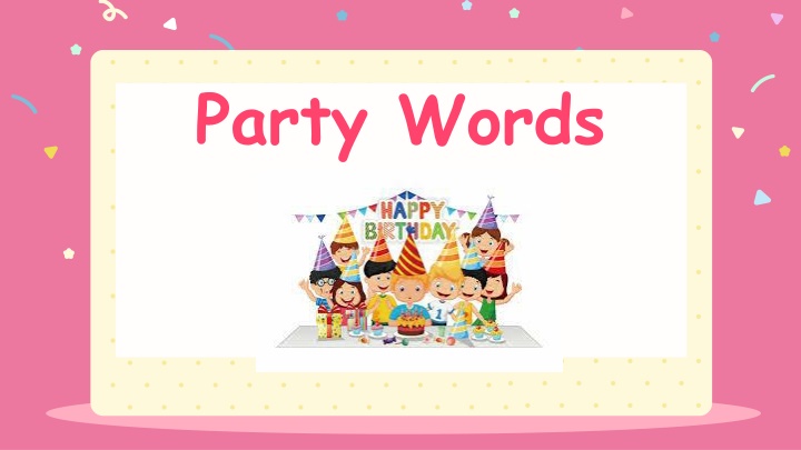 party words