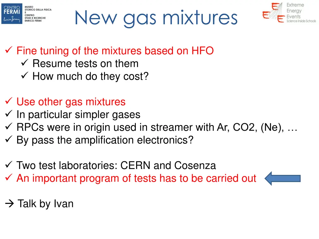 new gas mixtures