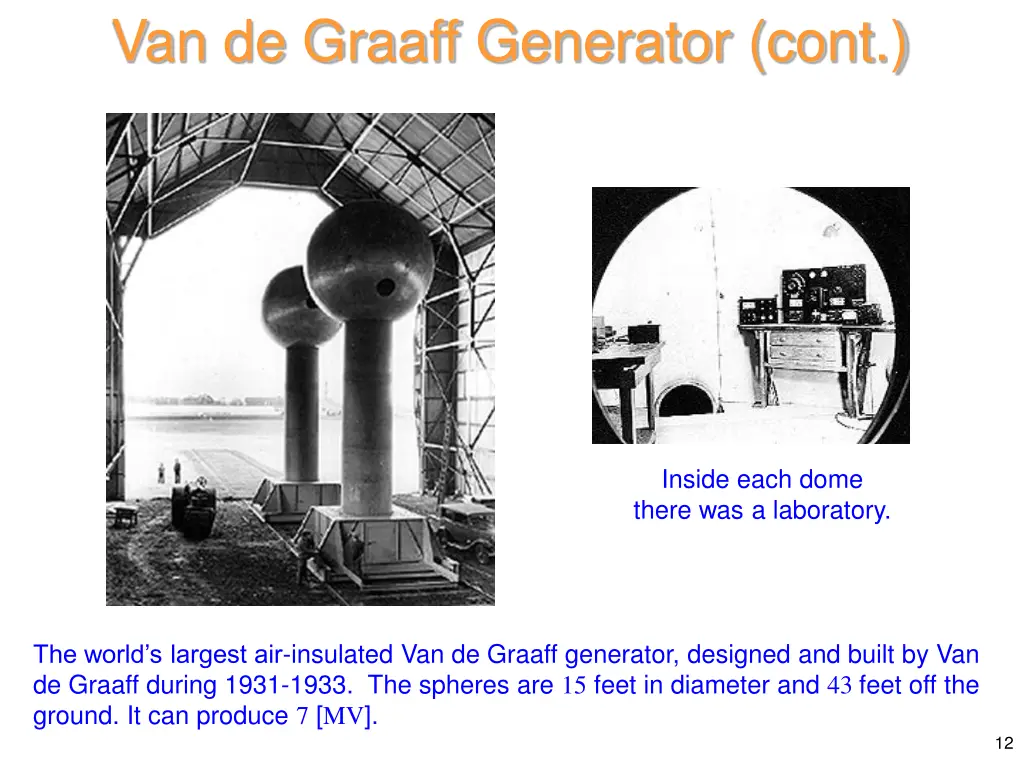 van de graaff generator cont 2