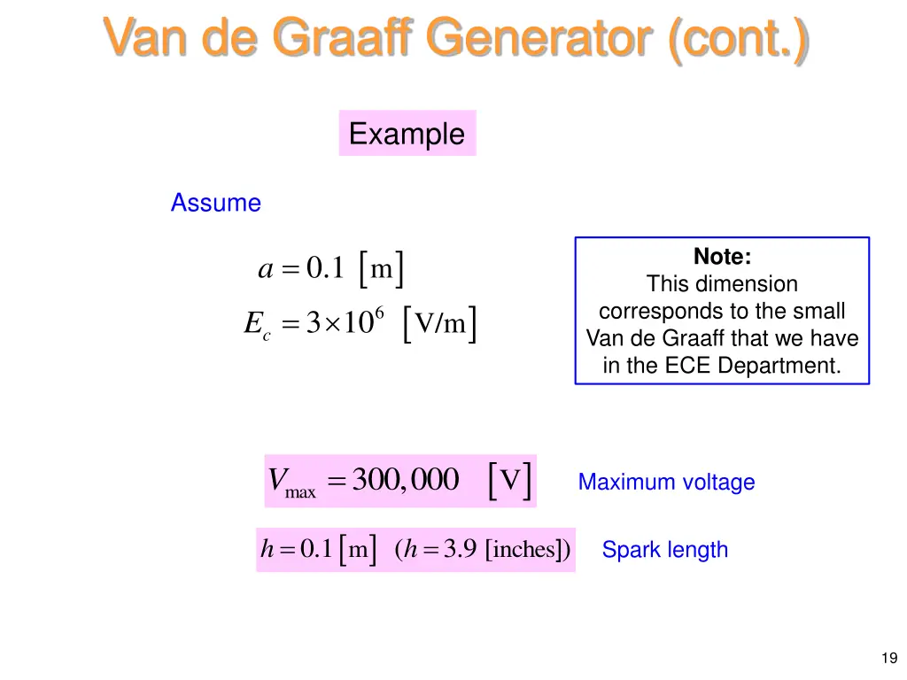 van de graaff generator cont 9