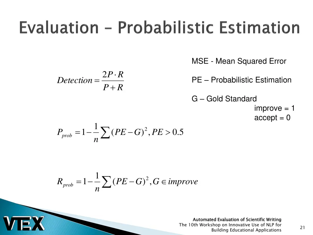 mse mean squared error