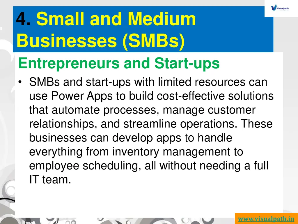 4 small and medium businesses smbs entrepreneurs