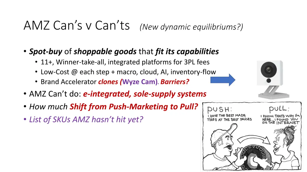 amz can s v can ts new dynamic equilibriums