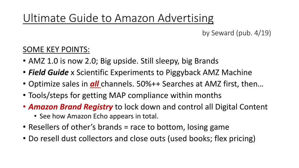 ultimate guide to amazon advertising