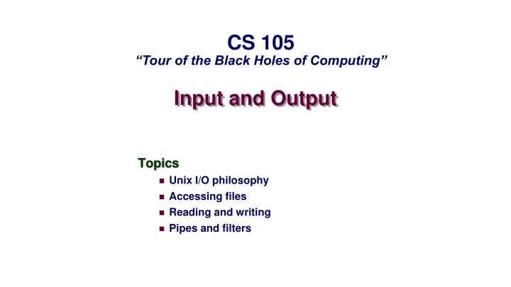 cs 105