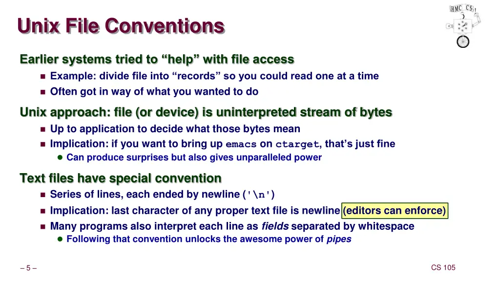 unix file conventions