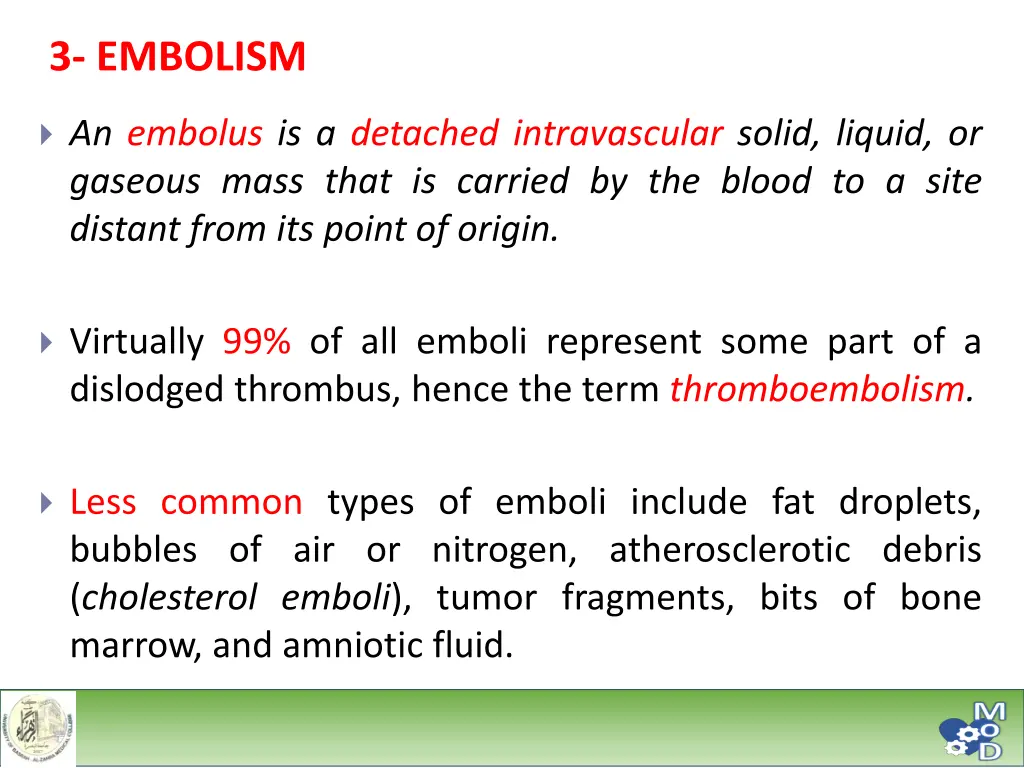 3 embolism