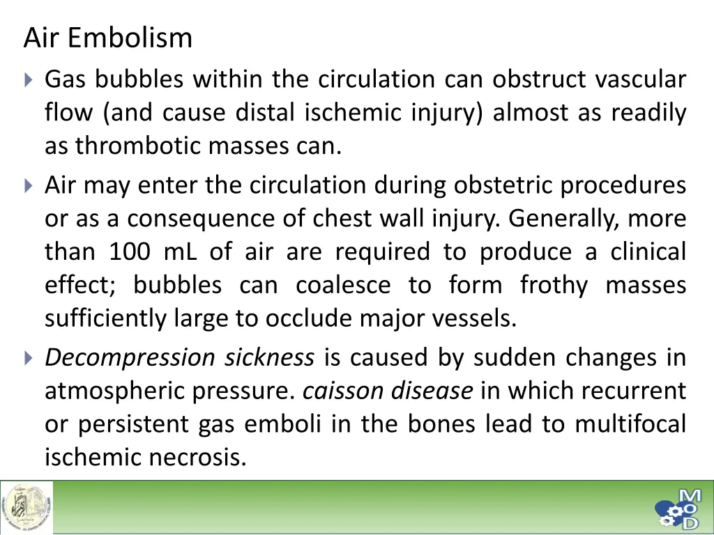 air embolism