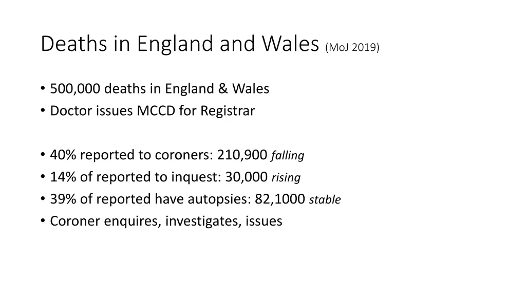 deaths in england and wales moj 2019