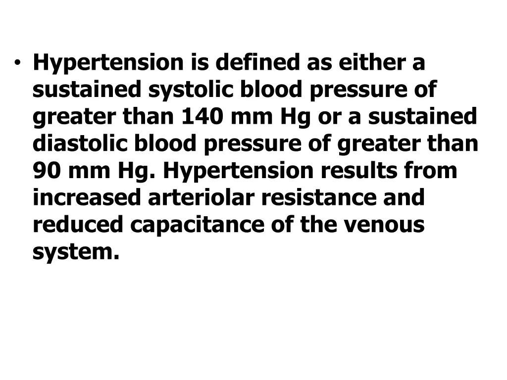 hypertension is defined as either a sustained