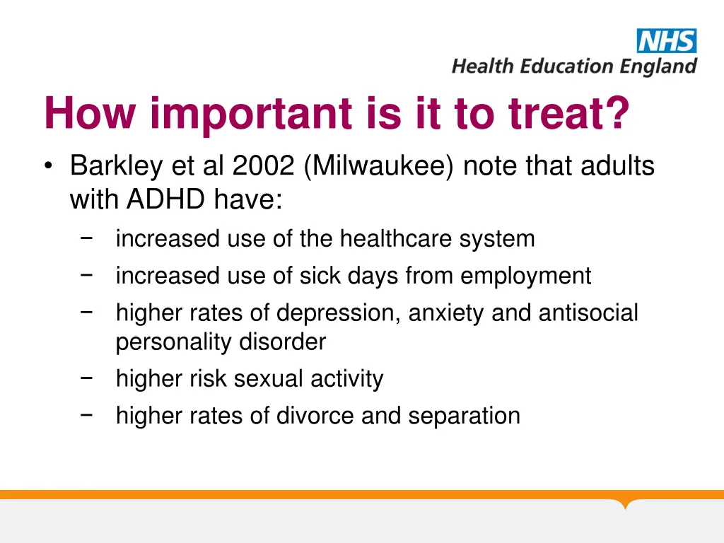 how important is it to treat barkley et al 2002