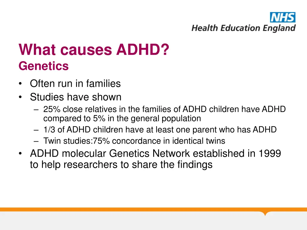 what causes adhd genetics