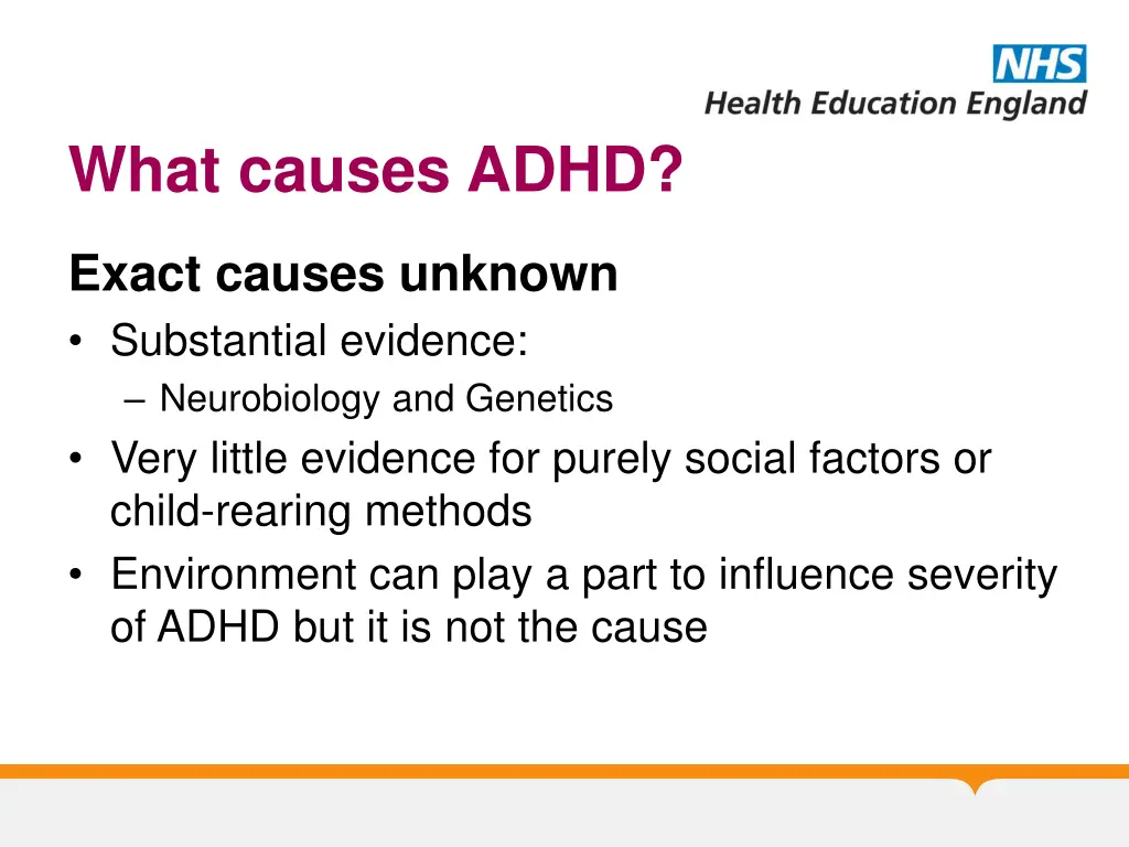 what causes adhd