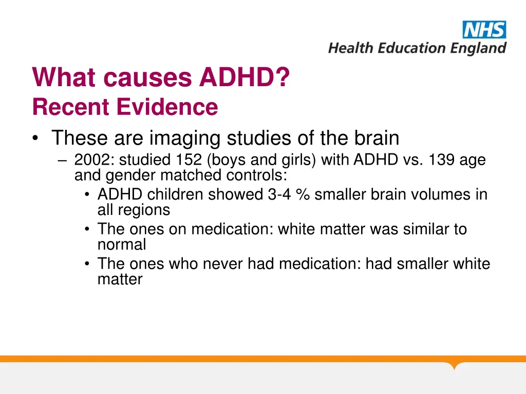 what causes adhd recent evidence