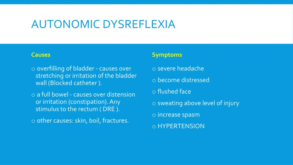 autonomic dysreflexia 1