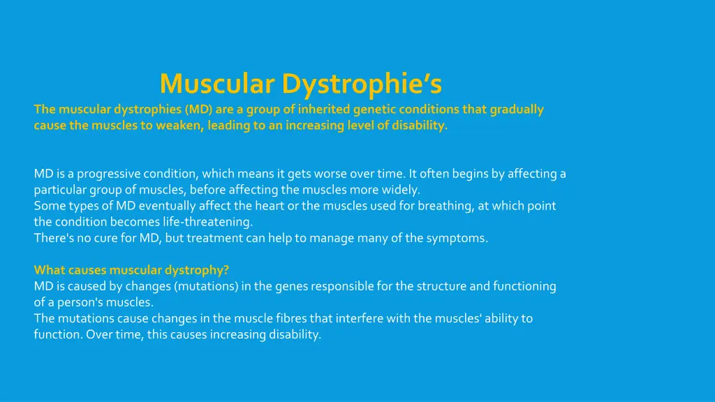 muscular dystrophie s the muscular dystrophies