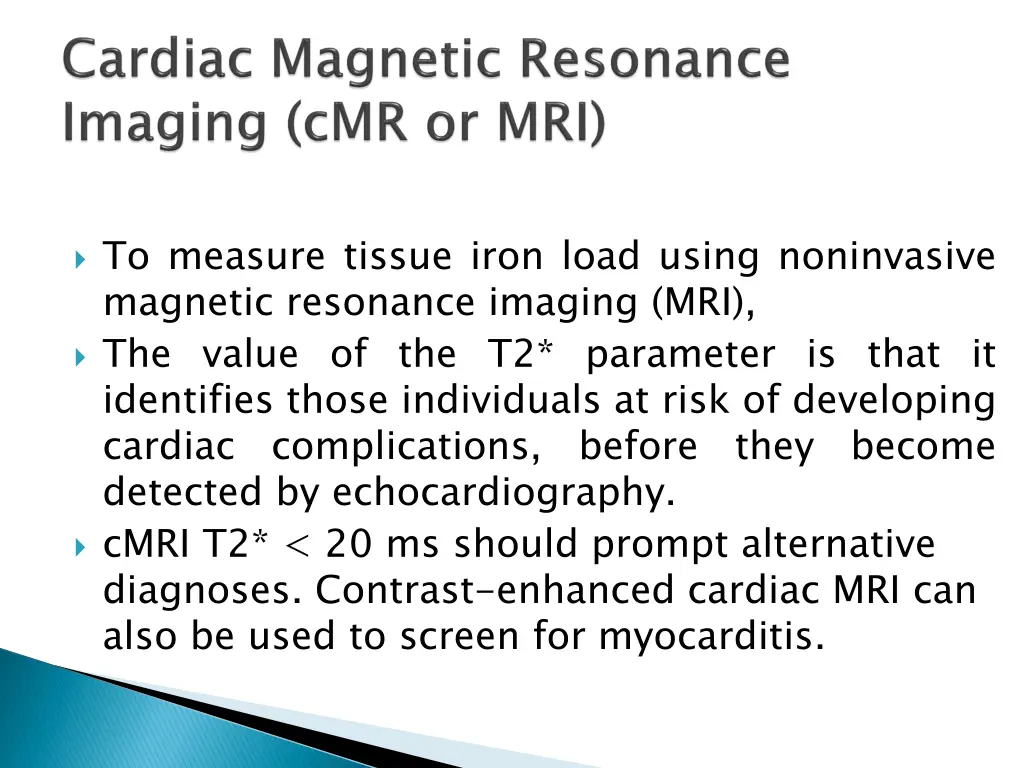 to measure tissue iron load using noninvasive