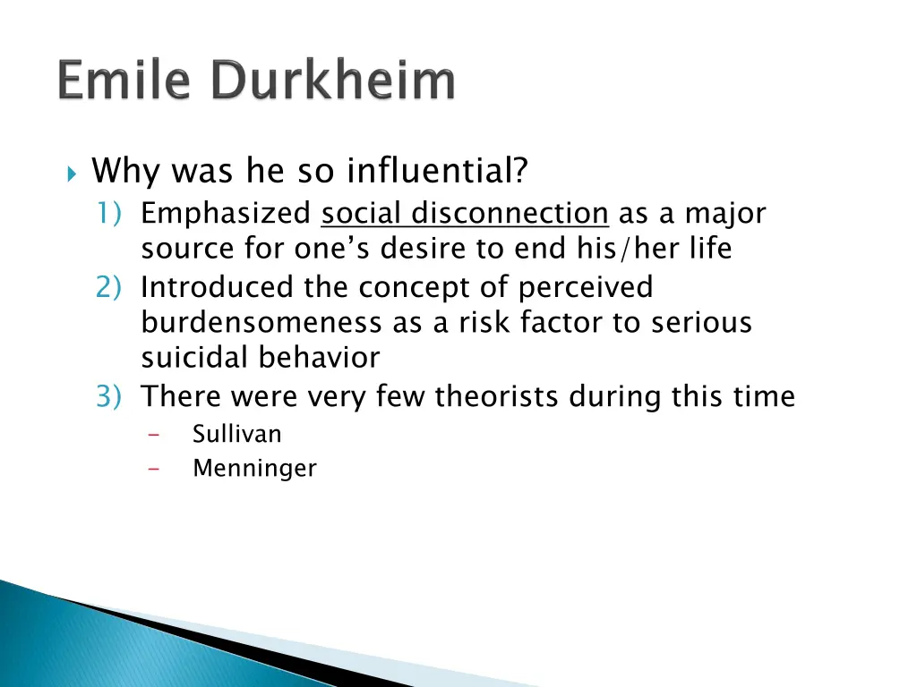 why was he so influential 1 emphasized social