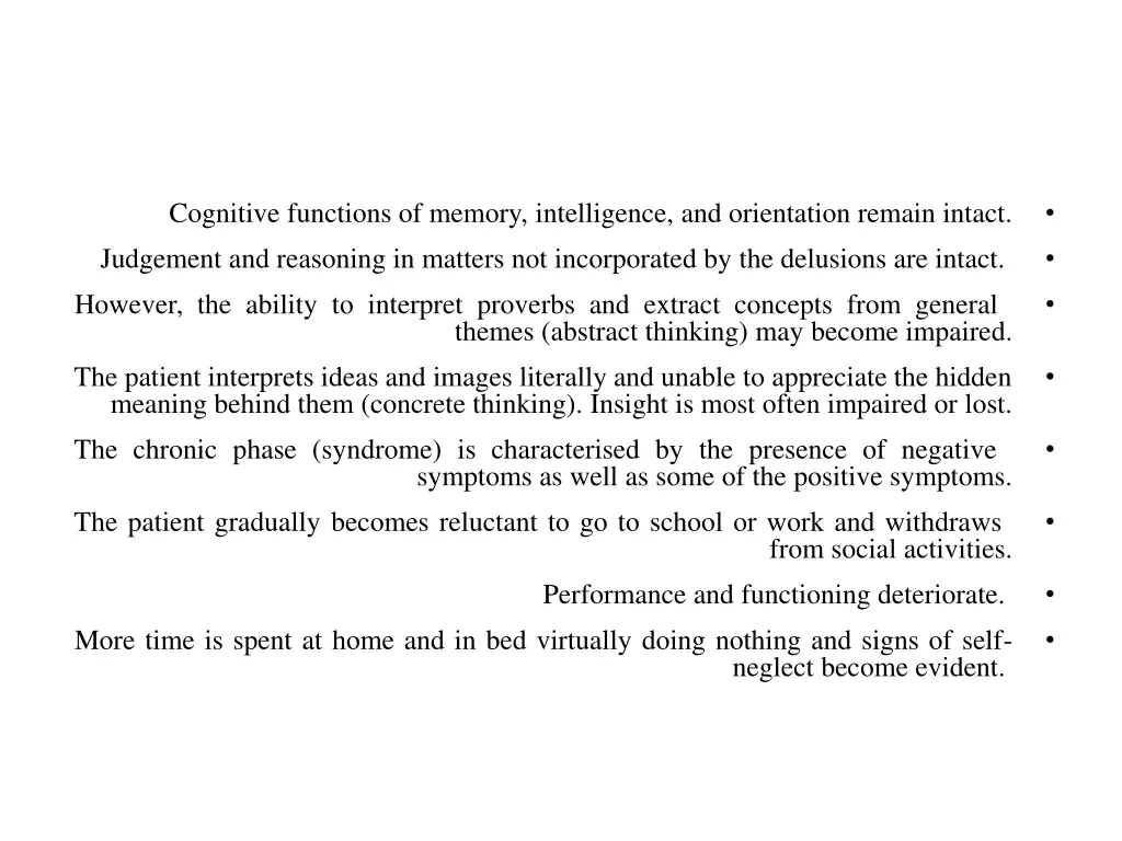 cognitive functions of memory intelligence