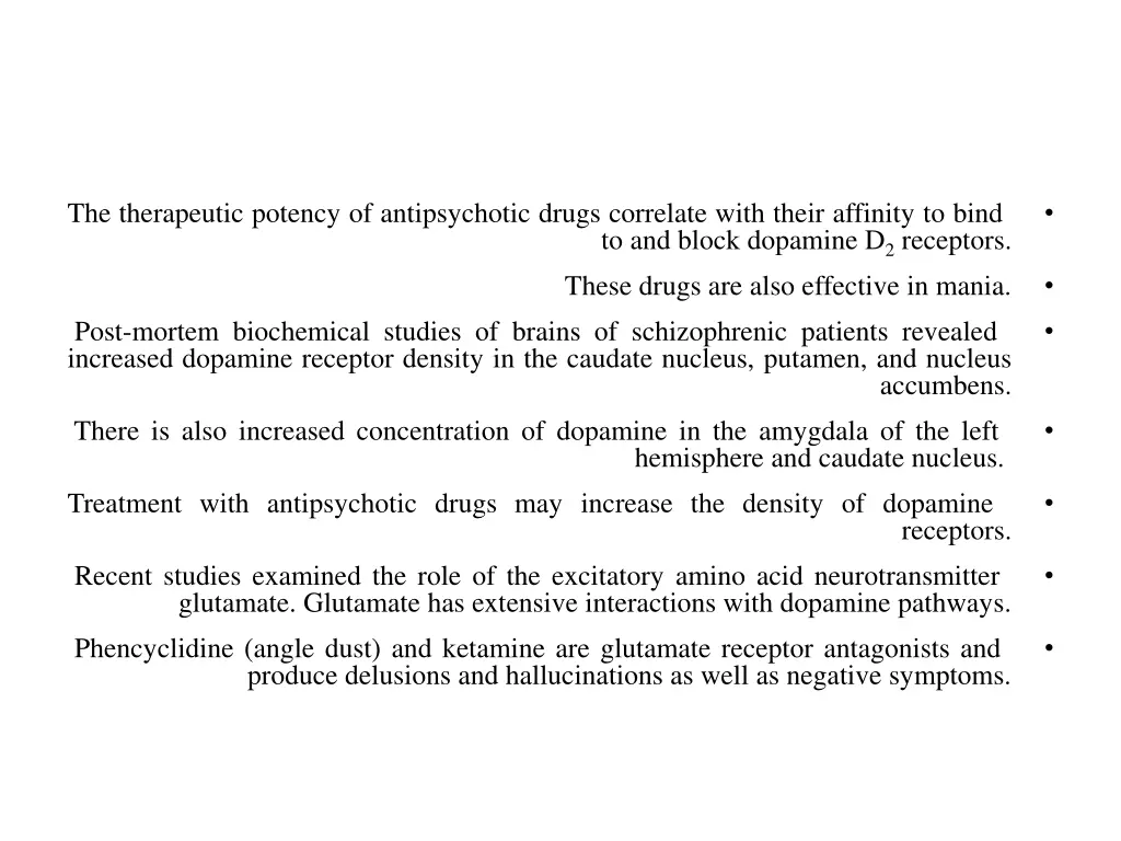 the therapeutic potency of antipsychotic drugs