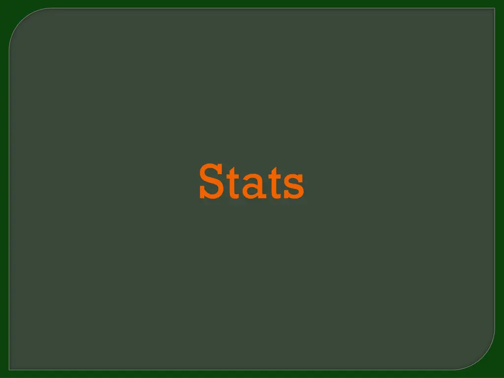 stats