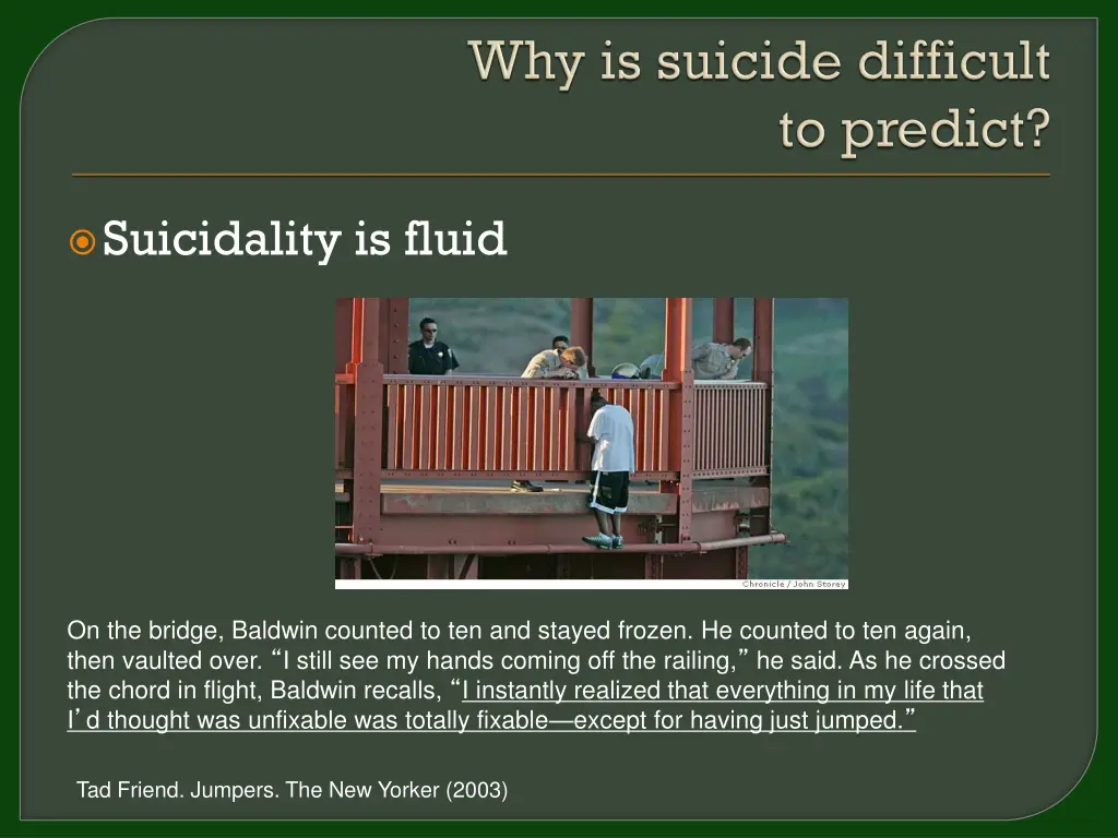 suicidality is fluid