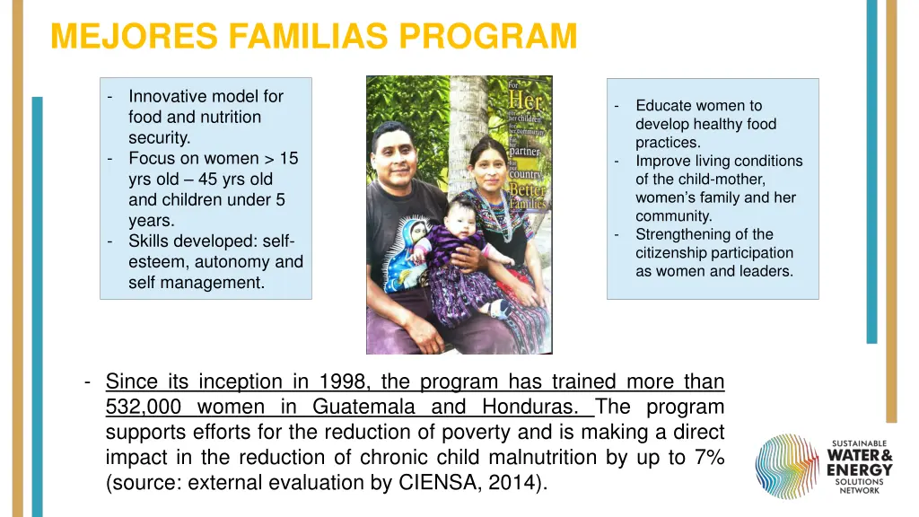 mejores familias program