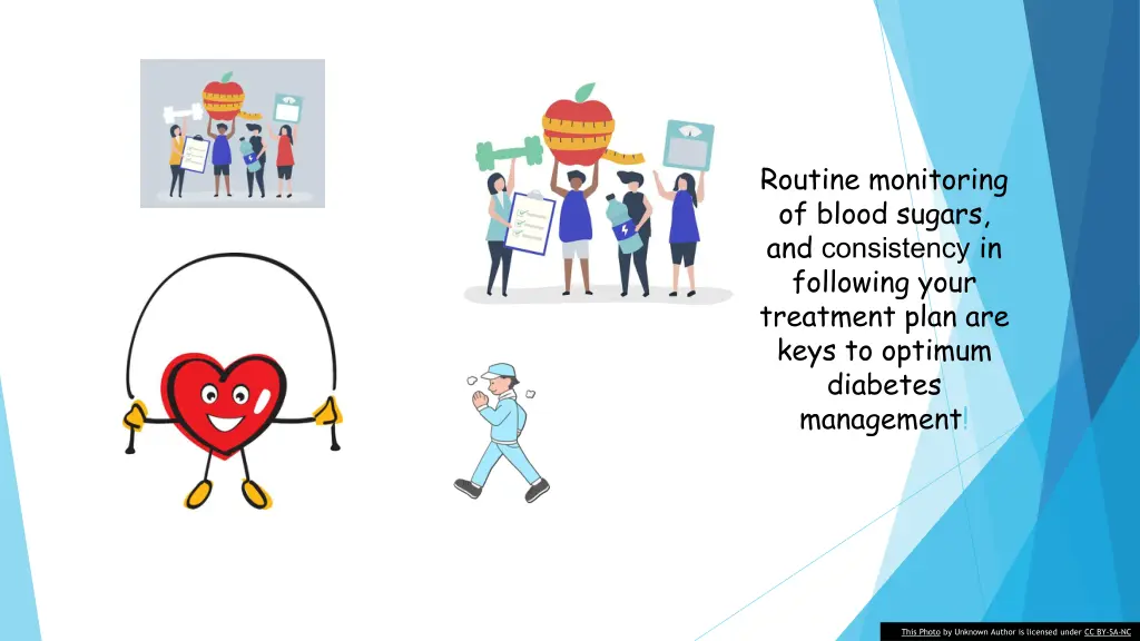 routine monitoring of blood sugars