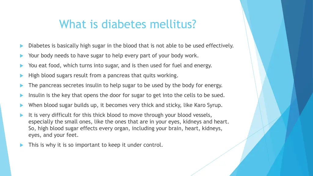 what is diabetes mellitus