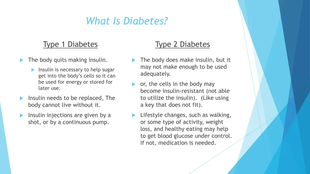 what is diabetes