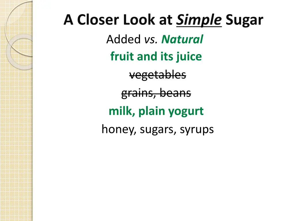 a closer look at simple sugar added vs natural