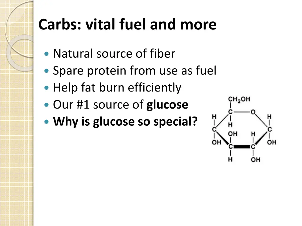 carbs vital fuel and more