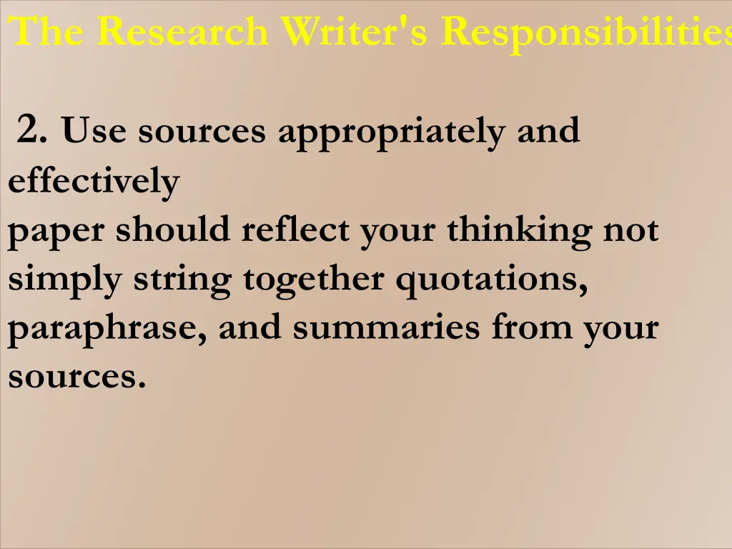 the research writer s responsibilities 1