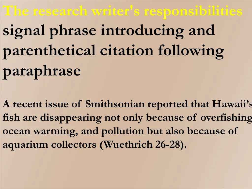 the research writer s responsibilities signal 2